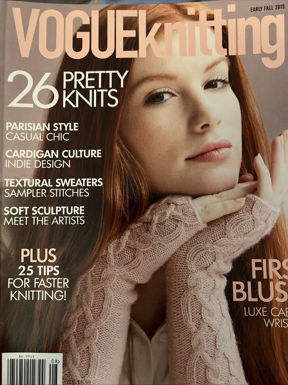 Vogue Knitting Pattern Magazine Early Fall 2015 Soft Pretty Knits Casual Chic